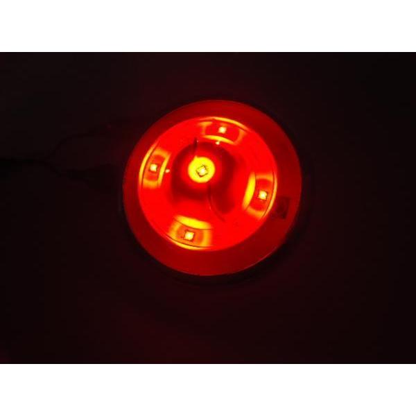 未使用　JETイノウエ　クリスタル赤　LED 爆光　マーカー　10個セット 10個組 12v 24v LEDハイパワーバスマーカーランプユニット レッド 赤