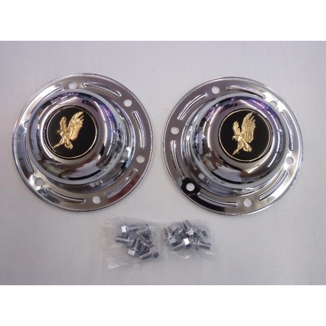 JETイノウエ NEWギガ ファイブスターギガ フロントハブキャップ ＆鷲