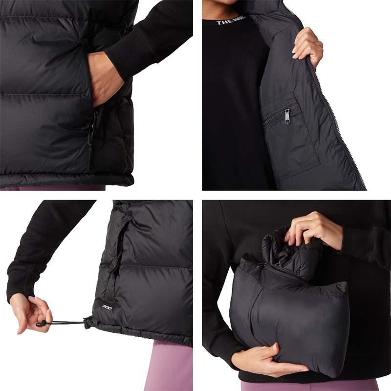 人気】ノースフェイスダウンベスト600フィルパワーXL