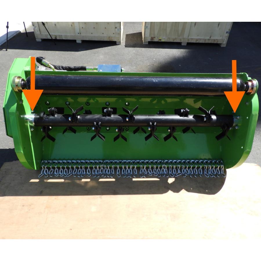 ヘアモア GRESS ショベルモア コンマ1 ブレードローラー用 ベアリング 2個セット