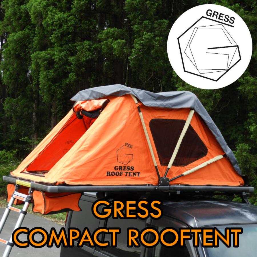 GRESS グレス コンパクトサイズ ルーフテント 手動開閉 ソロ GRESS グレス コンパクトサイズ ルーフテント 手動開閉 ソロ