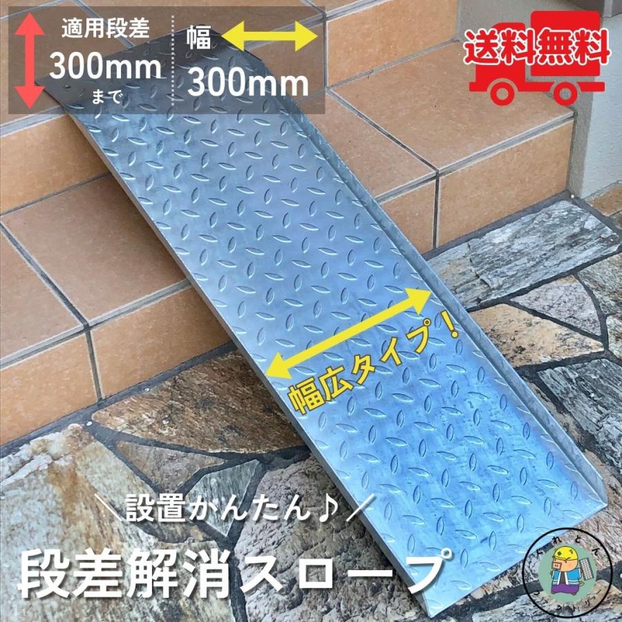 法山本店 段差解消スロープ 適用段差30cmまで HSP-300W 幅広タイプ 幅