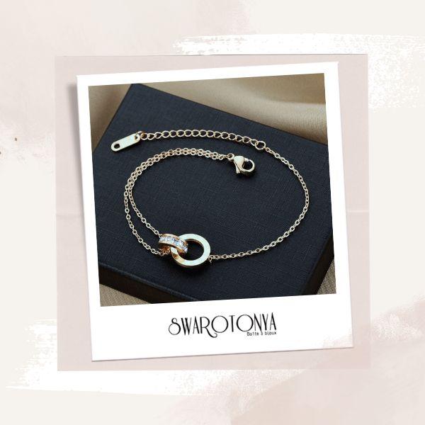 ステンレス ダブルリング ２連ブレスレット |  | 06