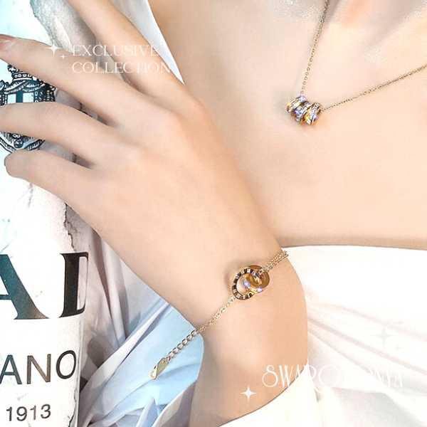 ステンレス ダブルリング ２連ブレスレット |  | 07