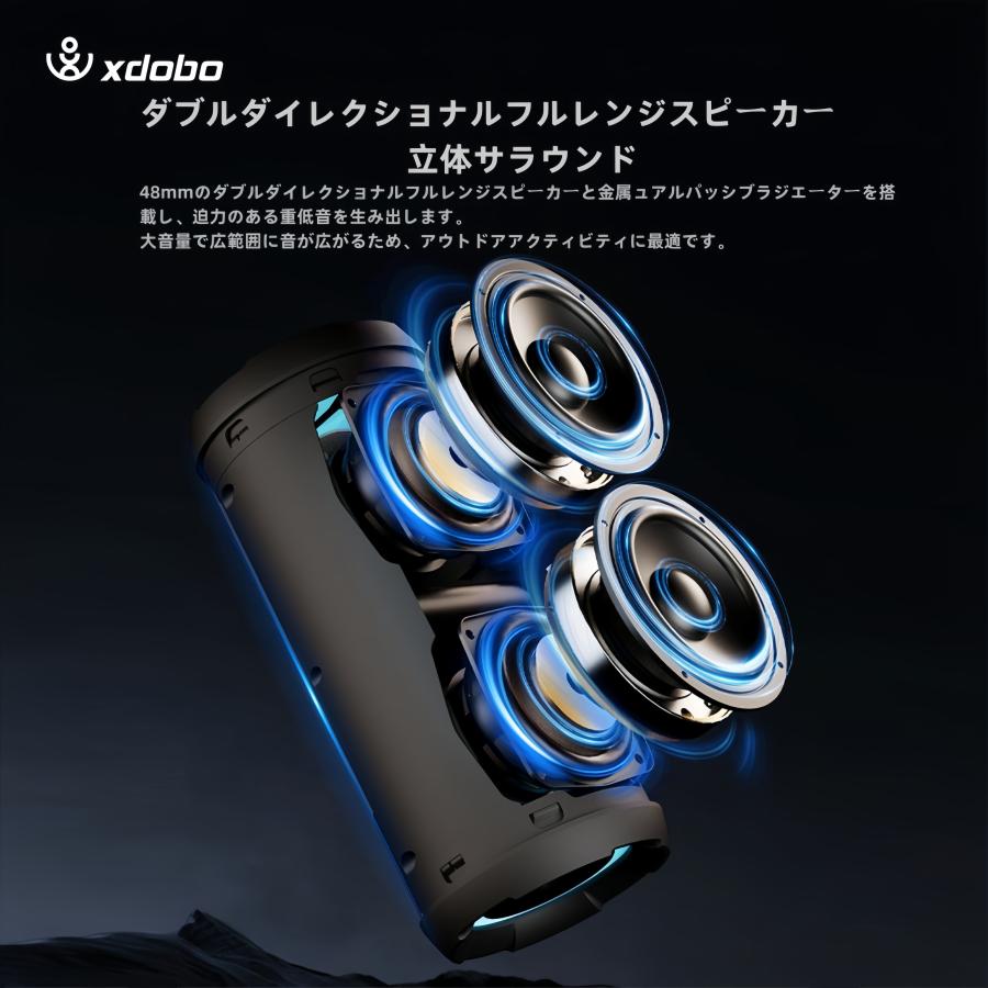 xdobo ブルートゥーススピーカー 50wハイパワー大音量 Bluetooth5.3