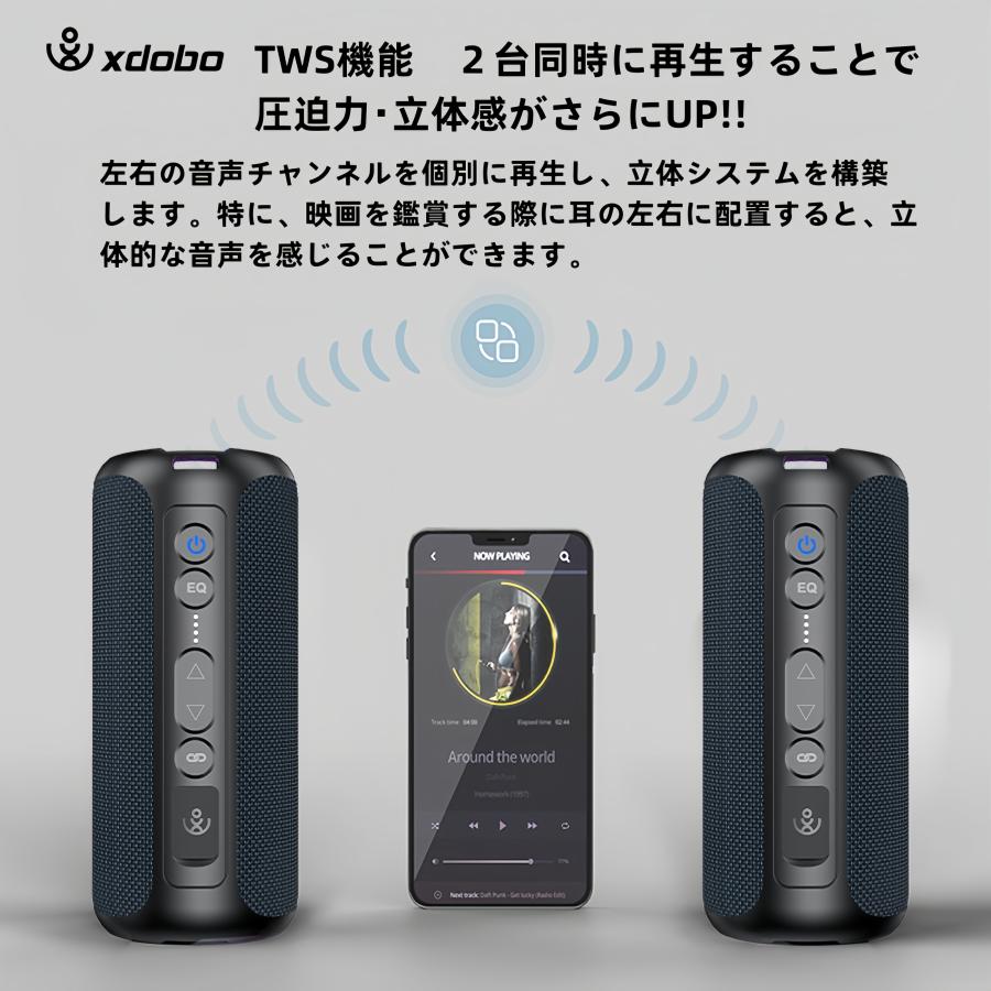 xdobo ブルートゥーススピーカー 50wハイパワー大音量 Bluetooth5.3