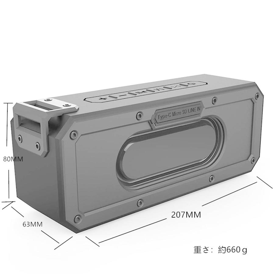 期間限定セール ブルートゥーススピーカー 40w 防水 IP67 超重低音 