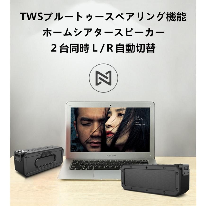 期間限定セール ブルートゥーススピーカー 40w 防水 IP67 超重低音 