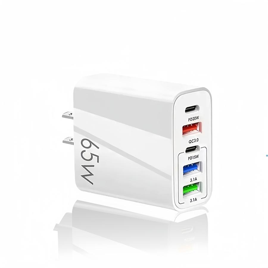 65W PD+QC3.0 自動判別3.1A 5口 USB電源アダプター USB充電器 USB 充電器 ACアダプター ポート 急速充電器 :  AKIセレクション - 通販 - Yahoo!ショッピング