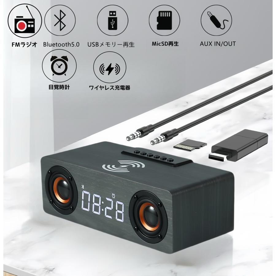 BOOST SOUND MAGNUM D-006A Bluetoothスピーカー LED搭載 充電式 ブルートゥーススピーカー Bluetoothスピーカー FMラジオ ワイヤレス