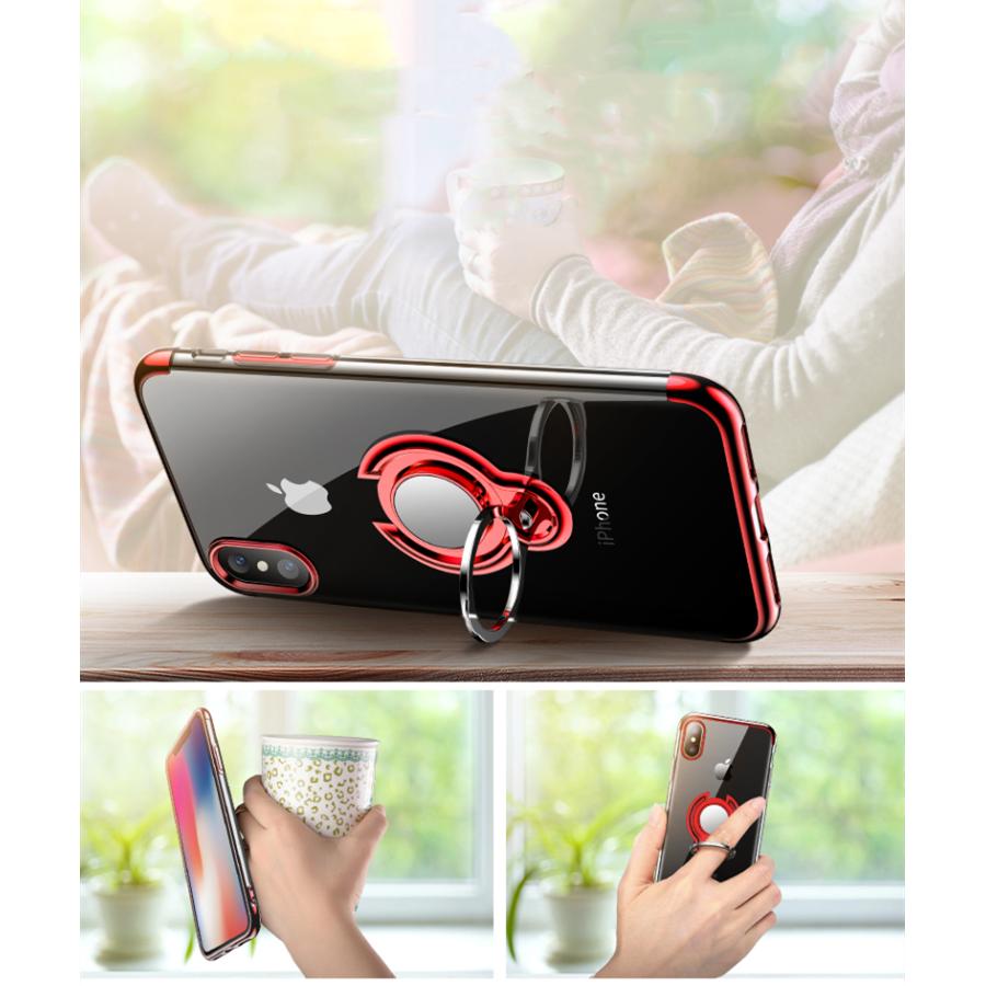 マグネット式 車載 ホルダー 対応 iPhone クリア ケース iPhone6