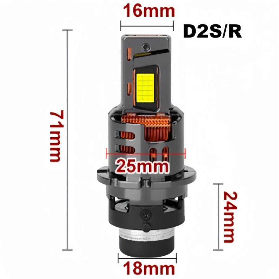LEDヘッドライト D2S D2R D4S D4R 対応｜HIDより明るい爆光LEDバルブ