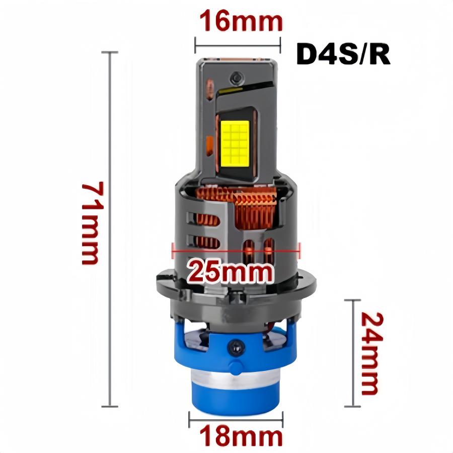HID → LED  明るい！　D2S用　D4S用 HIDより明るい D4S D4R D2R D2S LEDバルブ LEDヘッドライト ポンつけ