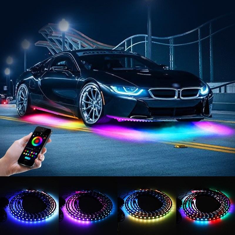 2025 LEDテープライト 流れる RGB イルミネーション 流光 アンダー 