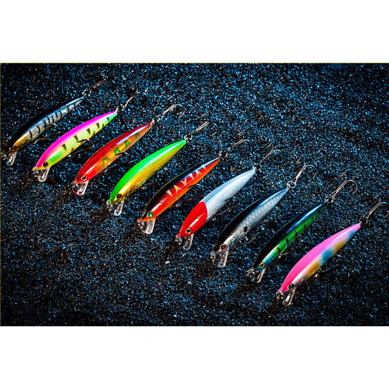 9個セット ルアー ミノー フローティング ルアー トラウトミノー 重心