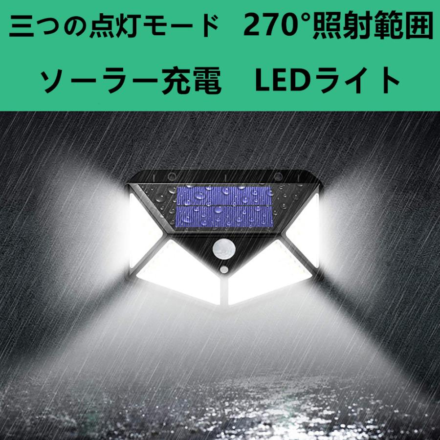 led ソーラーライト センサーライト センサーランプ 防水 LED投光器 