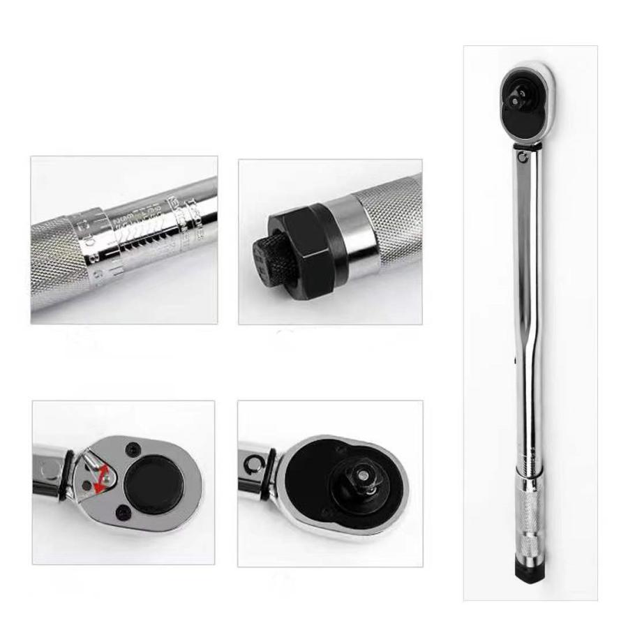 トルクレンチ (1/2”) 28-210Nm 差込角 12.7mm 17、19、21、23mm
