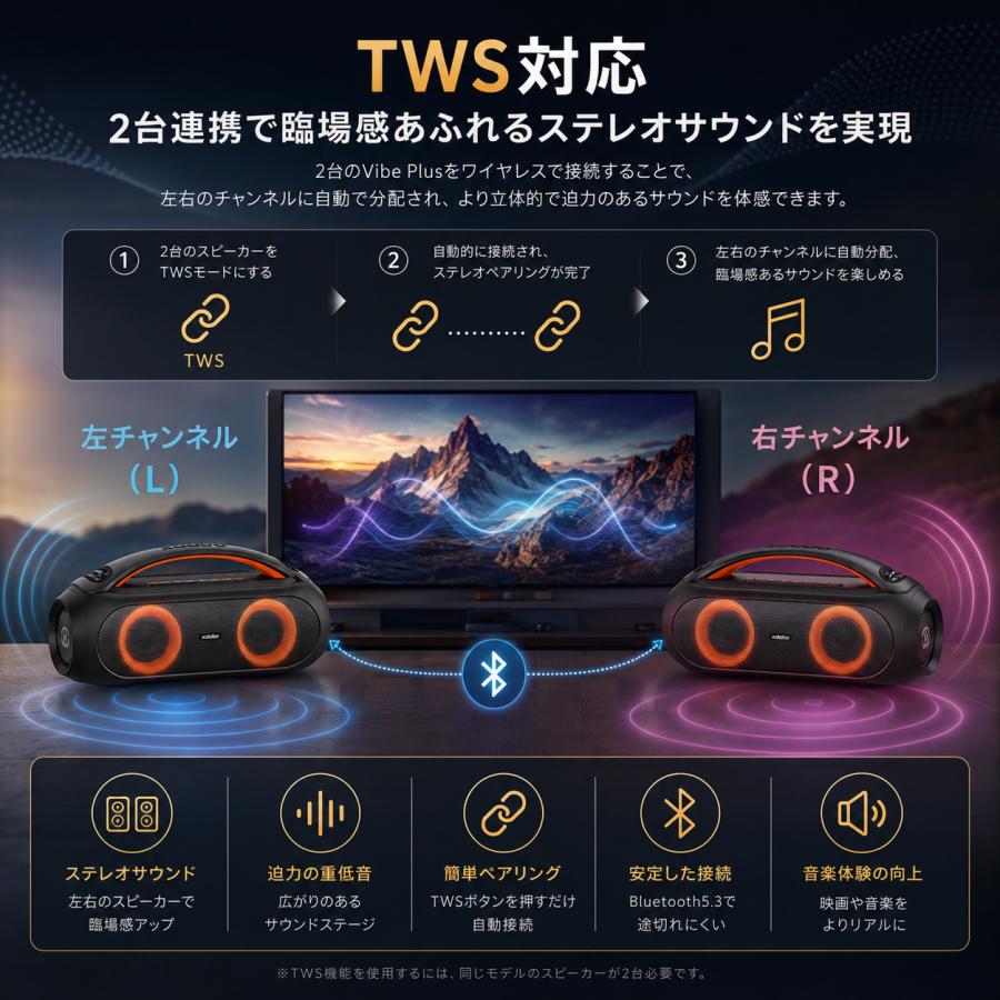 xdobo ブルートゥース スピーカー Bluetoothスピーカー 高音質 大音量