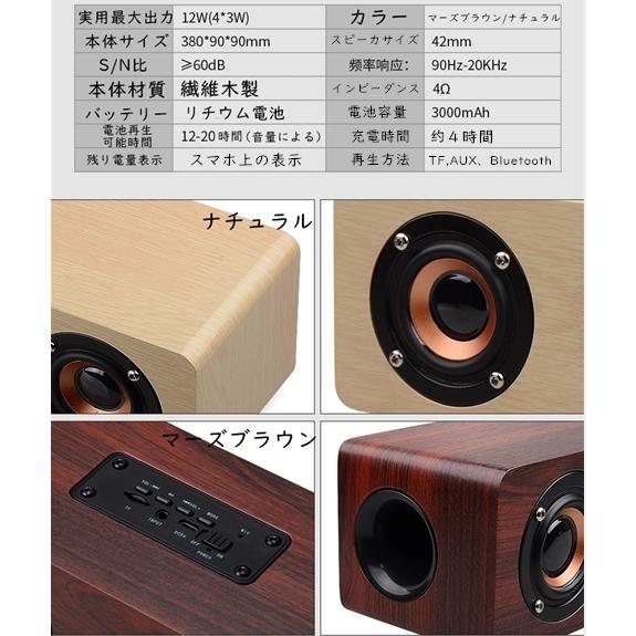 ブルートゥース スピーカー bluetooth 5.0 ワイヤレス 木調 ブルートゥース スピーカー bluetooth 5.0 ワイヤレス 木調