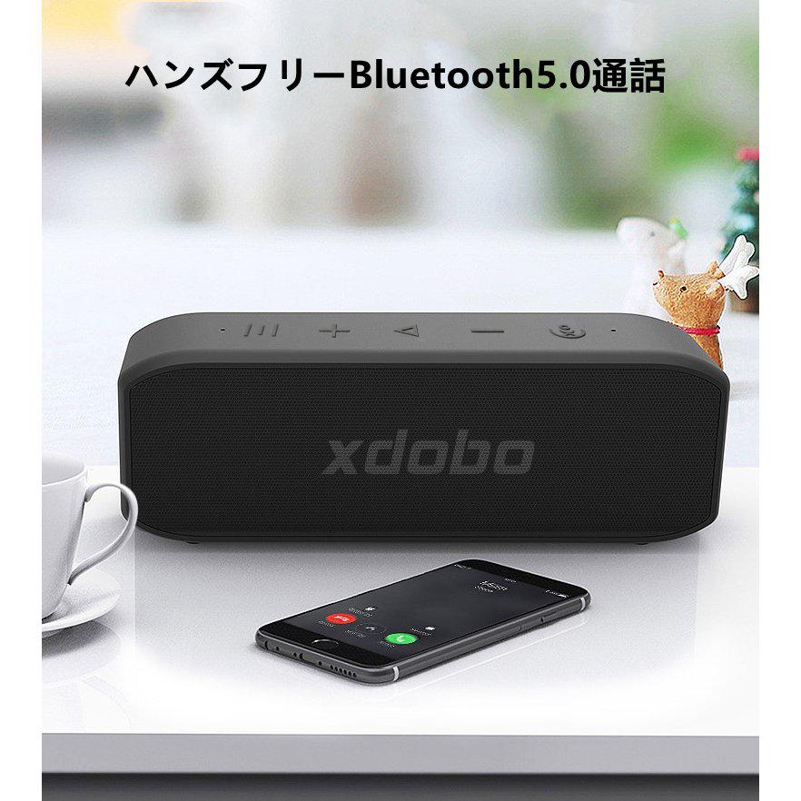 xdobo Bluetoothスピーカー コンパクト IPX7 防水  20W 重低音 最大30時間再生   ブルートゥーススピーカー  TWS  高音質 ワイヤレススピーカー スマホピーカー｜gurobaruaki｜05