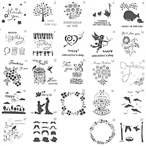 Copeflap ステンシルシート 手帳 描画 テンプレート ステンシルプレート 模様 アルファベット 花 文字 13 13cm S 2611 グローグオンライン 通販 Yahoo ショッピング