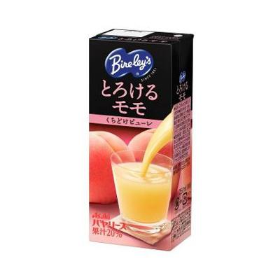 アサヒ飲料 バヤリース とろけるモモ 紙パック 250ml×24本【ネコポス不可】｜guruguru-cosme