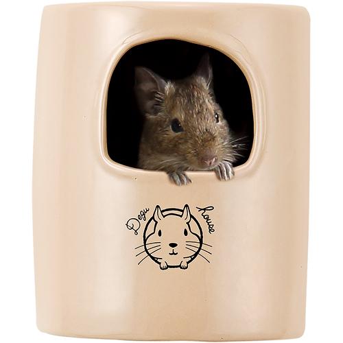 マルカン CASA デグーの砂浴びもできるハウス [MLP-83] （デグー用  