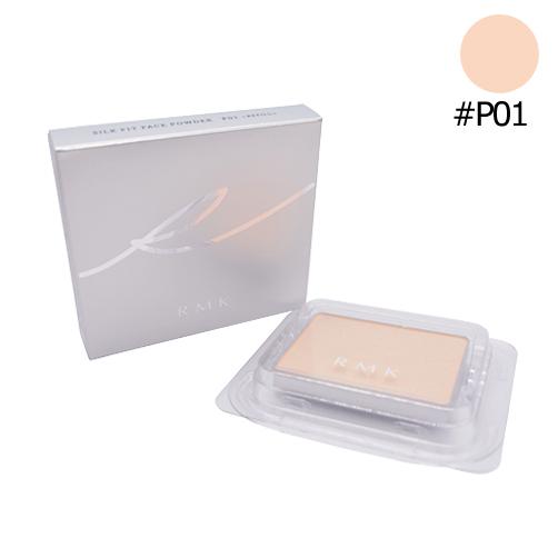 RMK シルクフィット フェイスパウダー レフィル #P01 （プレストパウダー） 8g【ネコポス不可】｜guruguru-cosme