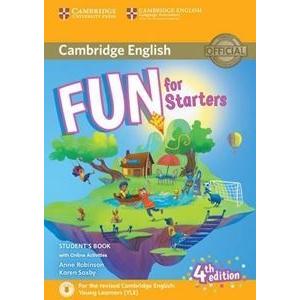 Fun for Starters Movers and Flyers 4／E Starters Student’s Book with audio with online activities | 