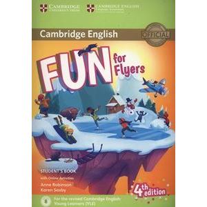 Fun for Starters Movers and Flyers 4／E Flyers Student’s Book with audio with online activities | 