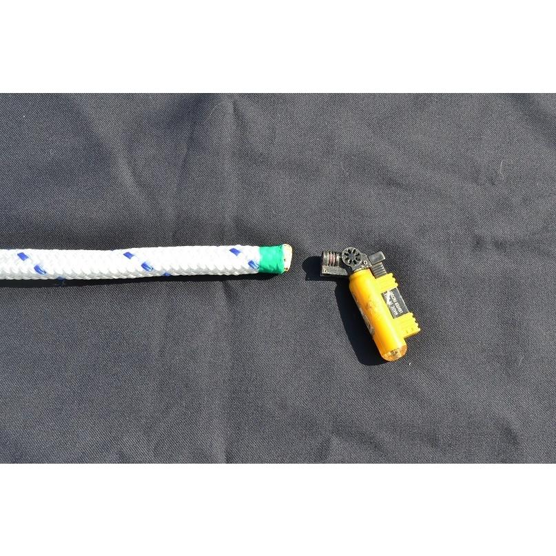 12mm200mWBスーパーエステル24打ホワイトマリンロープ 12mm200mWBスーパーエステル24打ホワイトマリンロープ