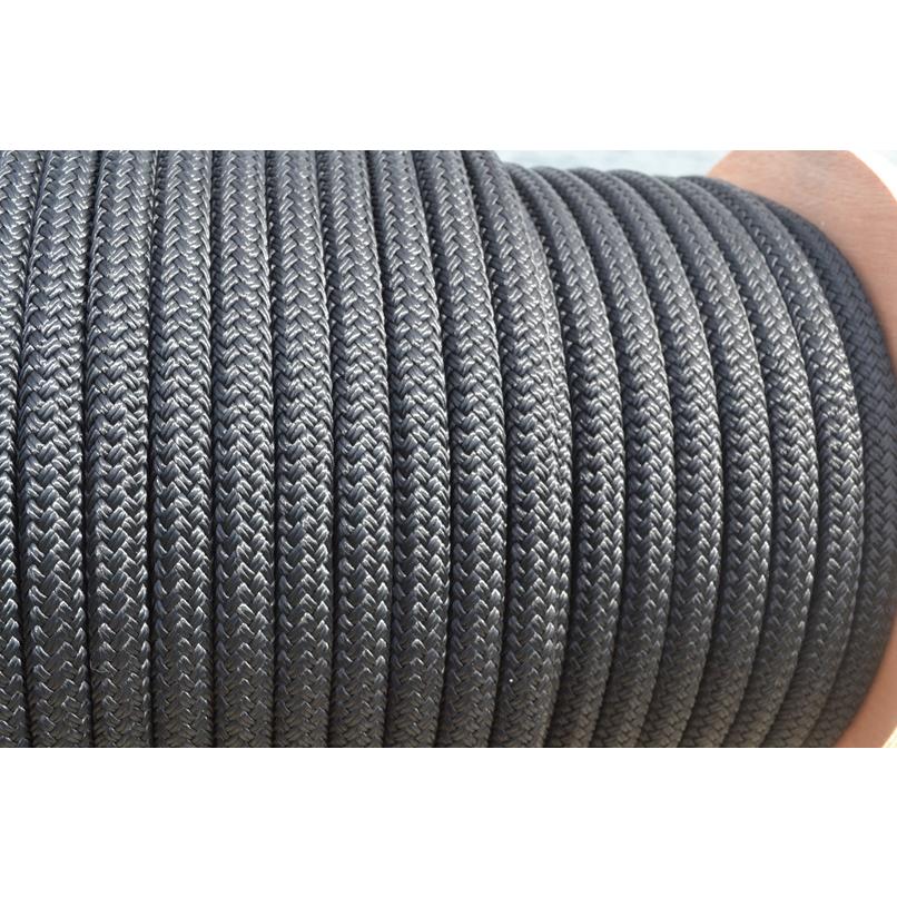 16mm100mWBスーパーエステル24打マリンブラックロープ 16mm100mWBスーパーエステル24打マリンブラックロープ