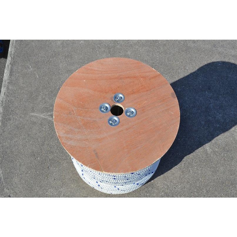 16mm100mWBスーパーエステル24打ちホワイトロープ : ロープ 16mm100mWBスーパーエステル24打ちホワイトロープ : ロープ