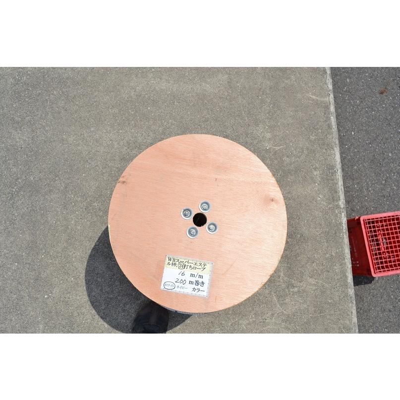 16mm200mWBスーパーエステル24打ホワイトマリンロープ 16mm200mWBスーパーエステル24打ホワイトマリンロープ