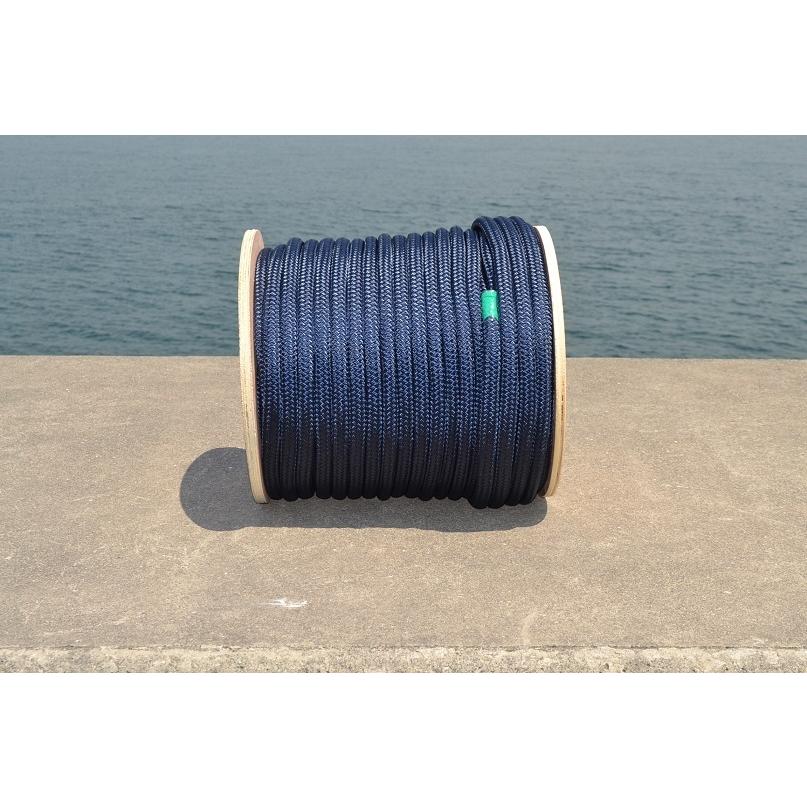 18mm100mWBスーパーエステル24打ネイビーマリンロープ 18mm100mWBスーパーエステル24打ネイビーマリンロープ