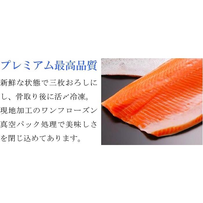 トラウトサーモン 刺身 約1kg 生食 お造り 冷凍 業務用 フィレ 寿司 切り身 プレミアムグレード 特大 半身 Gurume Sakana5 どさんこグルメマーケット 通販 Yahoo ショッピング
