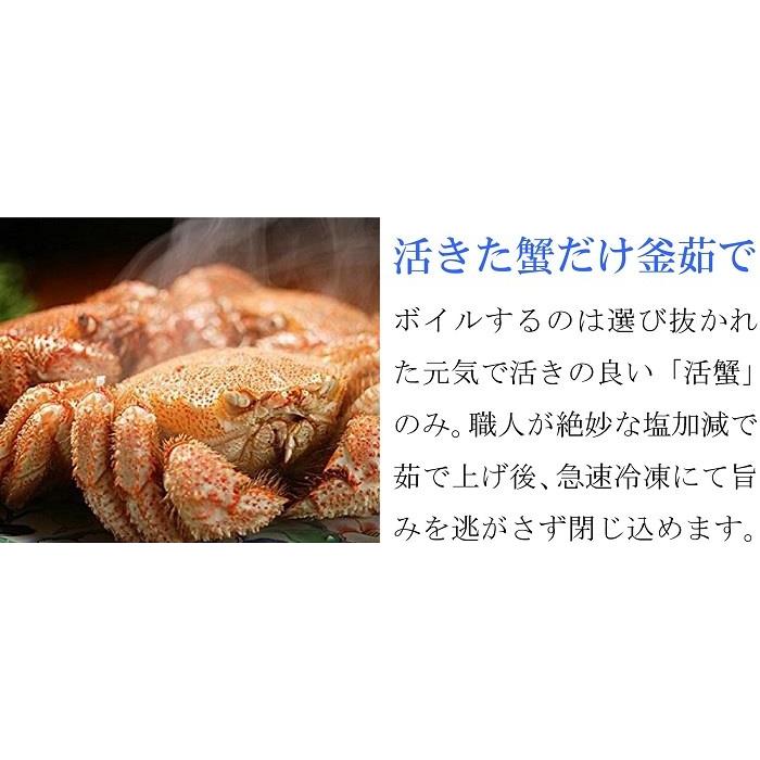 毛ガニ 毛蟹 ボイル 冷凍 北海道産 1.89kg (630g×3尾) 蟹 セット