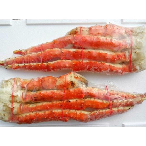 タラバガニ ボイル蟹 特大 足 2kg (1kg×2肩) セット 5Lサイズ 2キロ ギフト 冷凍 たらばがに 北海道加工 鱈場蟹｜gurumeitiba｜05