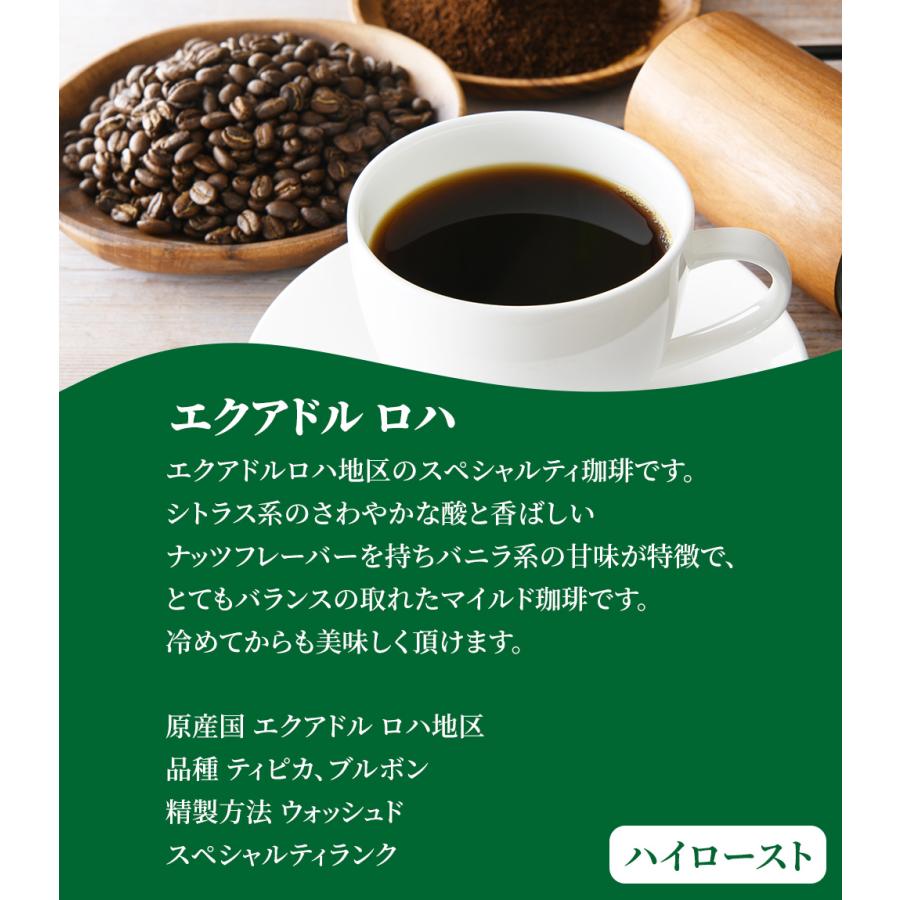 エクアドル ロハ 1200g コーヒー ハイロースト スペシャルティランク 送料込み 珈琲豆 コーヒー豆 通販 京都 コーヒーロースター アンダッシュコーヒー おすすめ_1