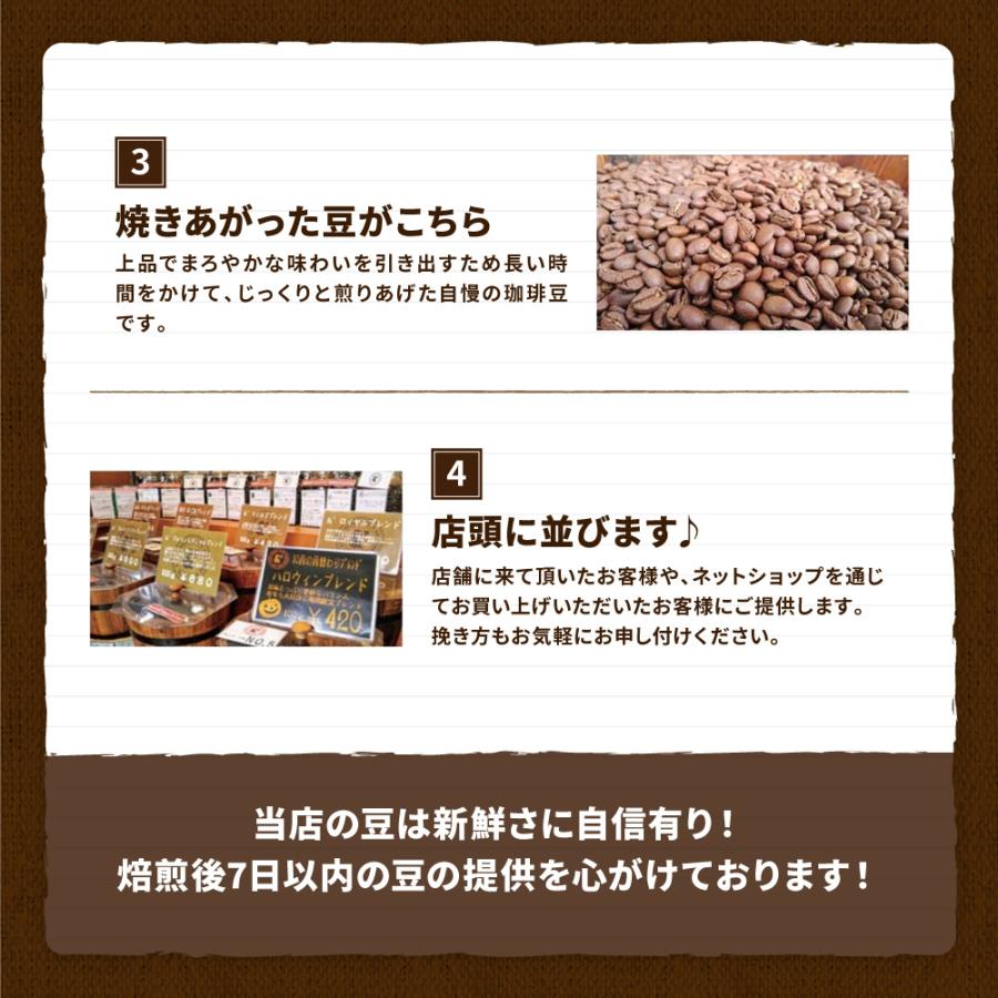 オーガニック コーヒー豆 珈琲豆 お試し お試しセット お一人様１回限り 4種で200g ポイント消化 アンダッシュコーヒー おためし コーヒー 豆｜gurumekan｜08