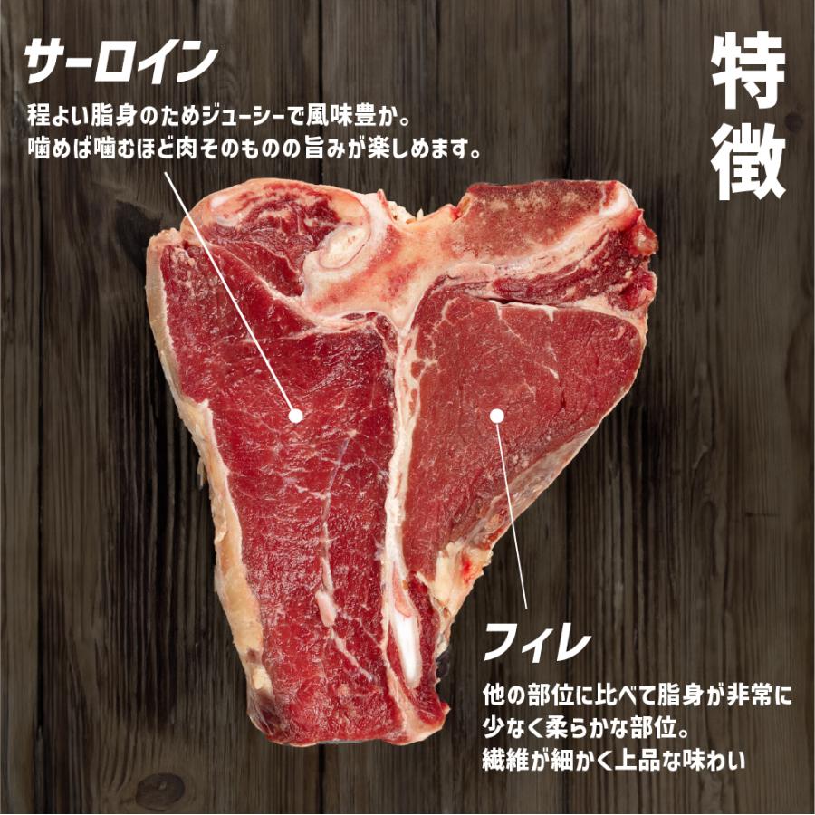 バーベキュー Tボーンステーキ 約2kg(複数枚組み合わせ) 塊肉 ヒレ