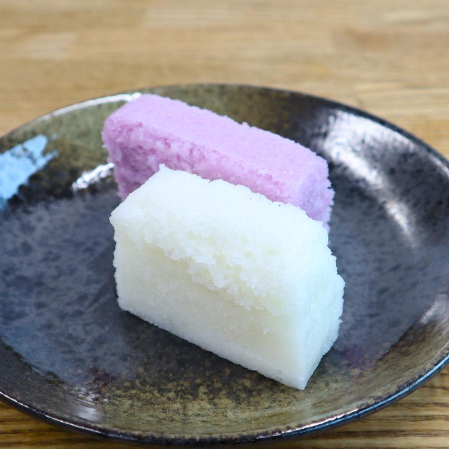 津曲食品 紅白 板かるかん 2本セット白1本 紫芋1本セット 和菓子