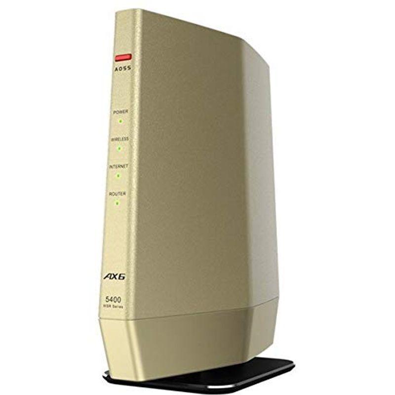 バッファロー 11ax（Wi-Fi 6）対応 無線LANルータ 親機(4803+573mbps) WSR-5400AX6-CG
