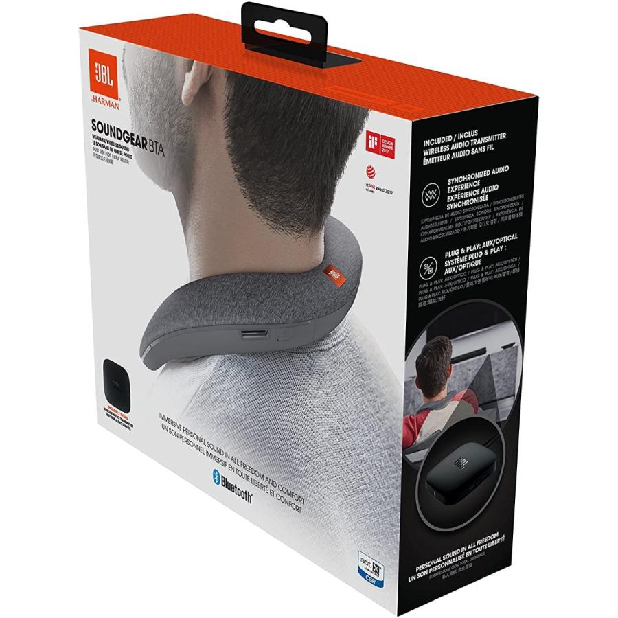 JBL SoundGear BTA ウェアラブルネックスピーカー ワイヤレスオーディオトランスミッター付き JBLSOUNDGEARBAGRY