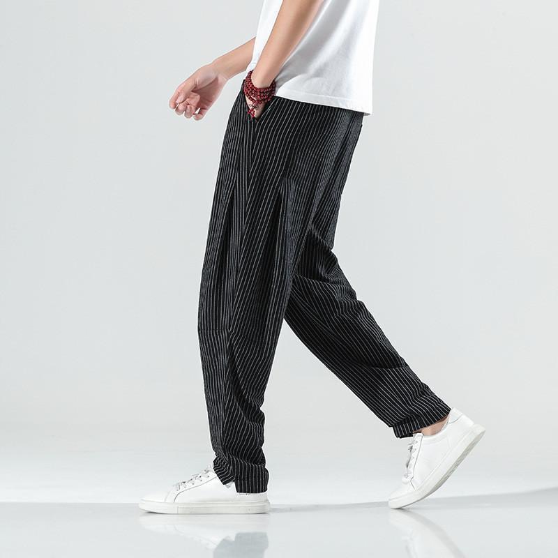 ✨美品✨近年 慈雨 サルエルパンツ ペチコート付き ストライプ イージーパンツ ✨美品✨近年 慈雨 サルエルパンツ ペチコート付き ストライプ