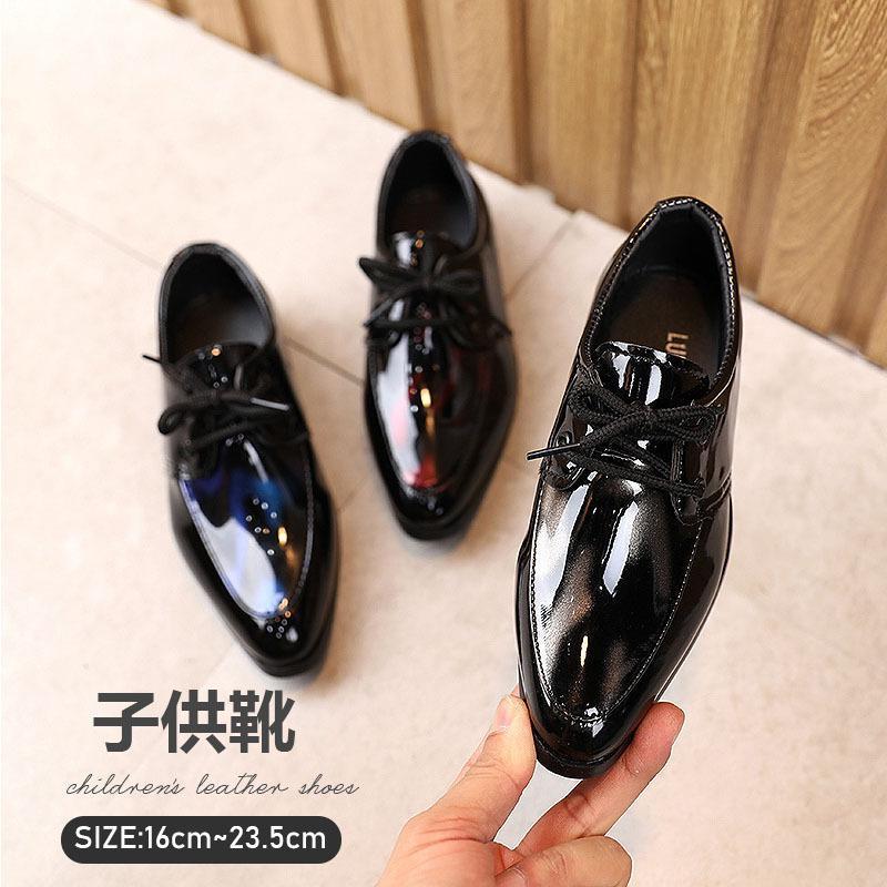 キッズ フォーマル シューズ 男の子おしゃれ フォーマル靴 子供靴 キッズシューズ ドレスシューズ 革靴 かわぐつ スーツ用 発表会 結婚式 七五三 | ブランド登録なし