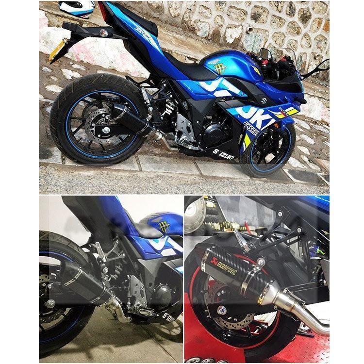 バイクマフラー スリップオンマフラー バイクサイレンサー GSX250R V
