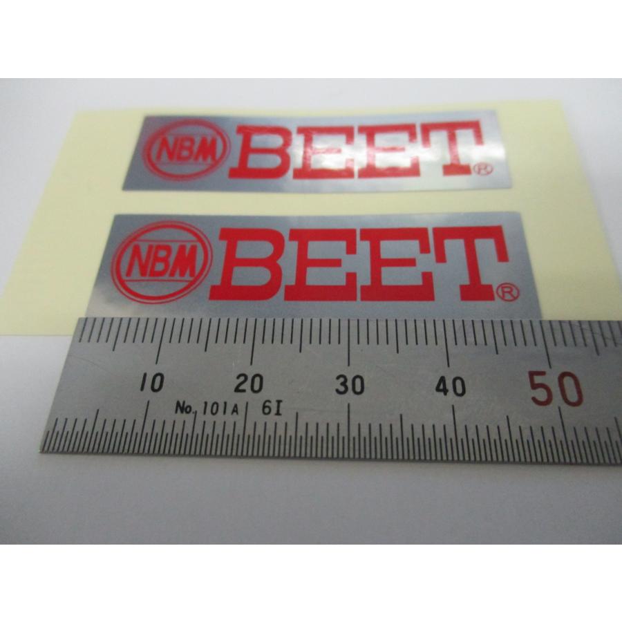 □10-0004 B/S用 BEETステッカー 2枚セット (ビート/Z1/Z2/RS/Z750