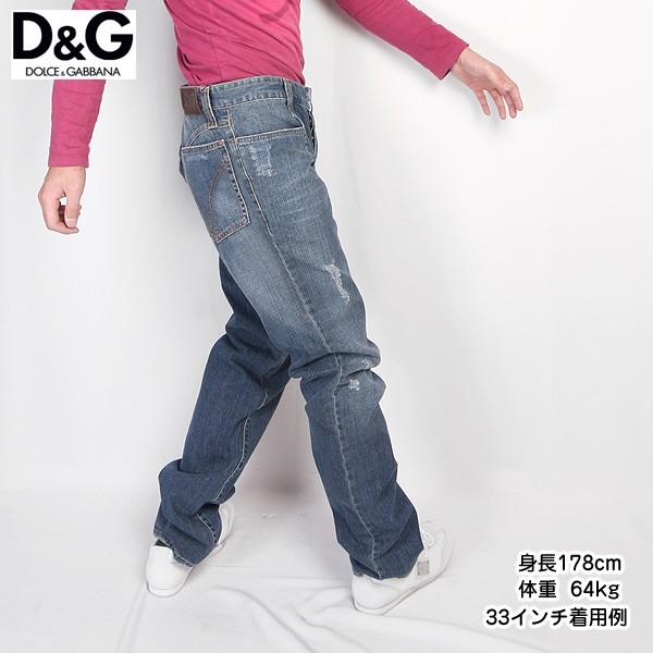ドルチェ＆ガッバーナ DOLCE&GABBANA メンズ パンツ ボトムス ロゴ ダメージ加工・レザーロゴパッチ付きデニム MC1045 33350 700 ドルチェ＆ガッバーナ DOLCE&GABBANA メンズ パンツ ボトムス ロゴ ダメージ加工 レザーロゴパッチ付きデニム MC1045