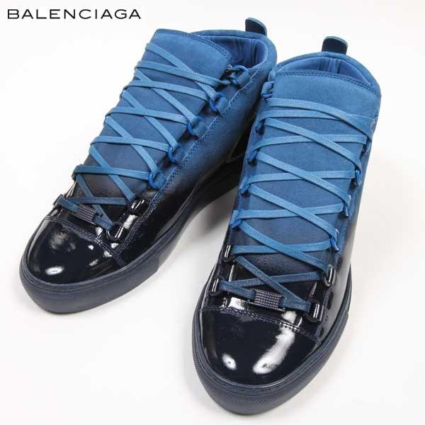 バレンシアガ Balenciaga メンズ 靴 スニーカー ハイカットスニーカー グラデーションcolorデザインハイカットスニーカー 青 黒 Waj50 4364 R 49 ガッツブランドショップ 通販 Yahoo ショッピング